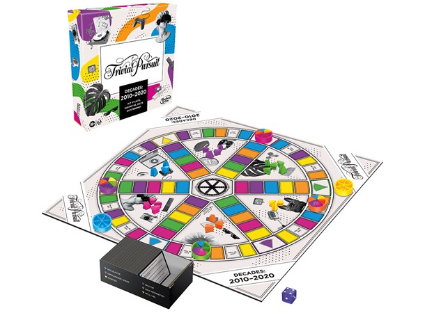 Trivial Pursuit Decades Brettspill Norsk utgave 